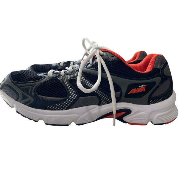Avia Men’s Running Shoes Black Orange 10.5M Comfort Training Sneakers New - Picture 8 of 9